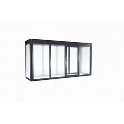 SunElements Design Gewächshaus SunGarden Deluxe mit Photovoltaik-Option 4.1 anthrazit-metallic, Wände: ESG 5mm satiniert, Dach: 6mm Acrylglas