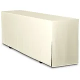 TexDeko Biertischhusse (Mini 110cm) Premium für Bierzeltgarnitur Blickdicht waschbar nur Tisch 110 x 50cm Creme