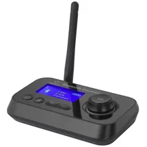 Renkforce RF-BTR-210 Bluetooth® Musik-Sender/Empfänger Bluetooth Version: 5.0 10 m integrierte LED-Anzeige