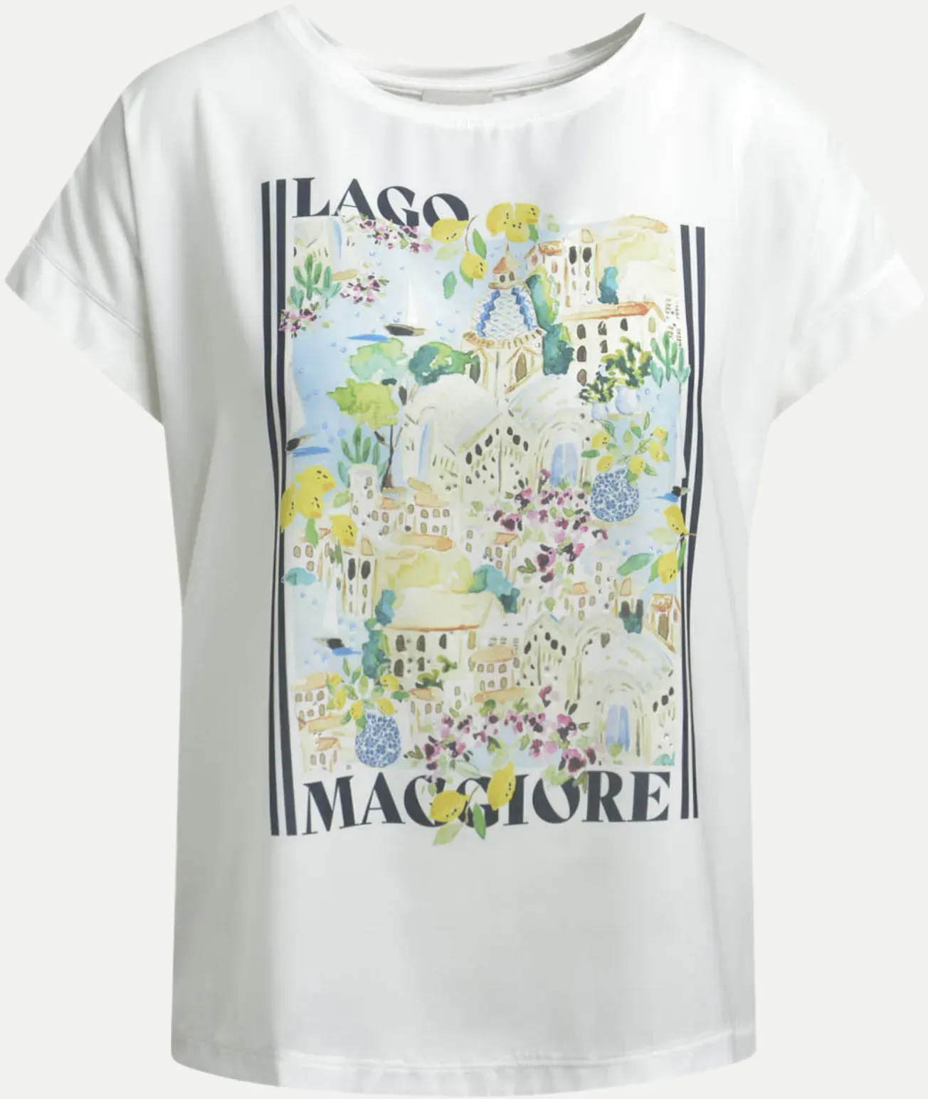 T-Shirt Lago Maggiore Weiß M