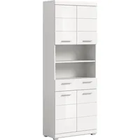 Xonox.home Bad Scout X06A9713 Hochschrank weiß Hochglanz tiefzieh, ca.