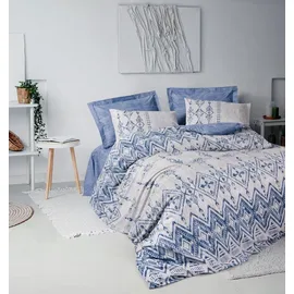 l'essentiel maison Cleo Blau 240 x 220 cm + 60 x 60 cm