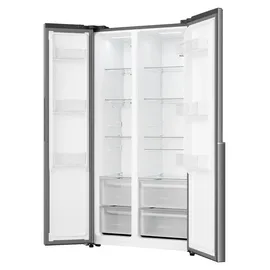Gorenje NRS917E41X Side-by-Side (544 l, 1786 mm hoch, Grau)