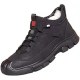 vejtmcc Sicherheitsschuhe Herren Wasserdicht Arbeitsschuhe Winter Sicherheitsstiefel, Warm Winterschuhe Gefüttert Schneestiefel, Winterschuhe Kurzschaft Stiefel Rutschfeste Hausschuhe - 43 EU
