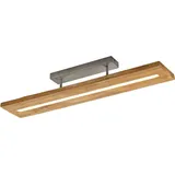 ETC Shop Deckenleuchte, Holz, Switch Dimmer, L 100 cm