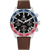 Tommy Hilfiger TH85 Chronograph Herrenuhr 1792166 + BOX - Braun/Schwarz/Blau