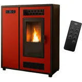 Luft- Pelletofen Slim Astral 12,2 kW Bordeaux Sannover