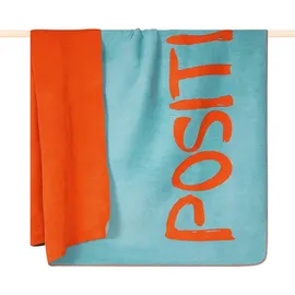 PAD Positivity Kuscheldecke 150 x 200 cm Blau/Mint