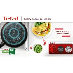 Tefal B5543002 Easy Cook+clean Casserole 20 Cm 3 L, Antiadhesive, Thermo-signaltm, Alle Herdarten Ausser Induktion, Fabrique En France