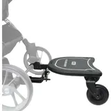 Eichhorn Junior Rider Plus - Geschwisterboard bis 25 kg zur Befestigung an Kinderwagen/Buggys - Schwarz