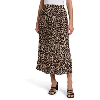 Betty Barclay Maxirock Damen Animalprint Beige/Schwarz 36