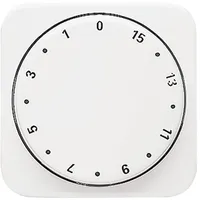 Busch-Jaeger Abdeckung Zeitschaltuhr Reflex SI Reinweiß (RAL 9010), Weiß 2CKA001753A6158