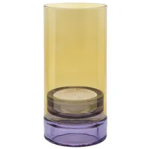 REMEMBER Windlicht Lys Glas Lila