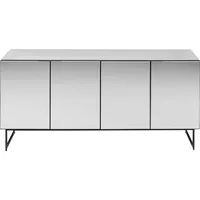 Kare Sideboard SORAN 160 x 81 x 45 cm Schwarz