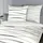 Traumschlaf Bettwäsche Bibermotion Gestreift Grau/Weiß 155 x 220 cm + 80 x 80 cm