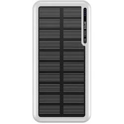 BOOMPODS Obi-Solar, 10000 mAh, 5 V, Weiß