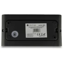 Longlife LED Wandleuchte Slide UP and DOWN 3000K IP54 - Watt: 12W - Farbe: Anthrazit RAL7016