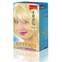 Evterpa Sanftes Blau Blondierpulver für kurzes Haar - 40Vol. 40ml + Blondierpulver 12gr /Bleichpulver