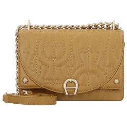 AIGNER Diadora Umhängetasche Leder 19 cm resin yellow