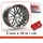 Hermann Schütz Zierstreifen Wheel-Stripes für Autofelgen rot 5mm x 10m