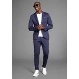 Bruno Banani Anzug "Jersey", Damen, Gr. 52, N + U Gr, blau (marine), Jersey, Obermaterial: 60% Polyester, 35% Viskose, 5% Elasthan. Futter: 100% Polyester, normal, Anzüge, elastische Qualität, Topseller