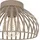 EGLO Mogano 3 1 E27 Stahl IP20 H18 x Ø28 cm beige/braun