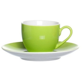 Ritzenhoff & Breker Doppio Espressotasse mit Untertasse Grün