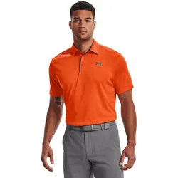 UNDER ARMOUR Tech Poloshirt Herren 800 - team orange/graphite/graphite S