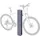 MCW Fahrradbügel MCW-J80, Fahrradständer Anlehnbügel, verzinkter Stahl Outdoor-pulverbeschichtet 87x10x13cm grau