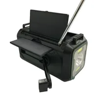 OEM Notfall-Kurbelradio grau