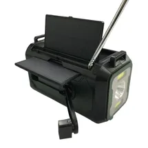 OEM Notfall-Kurbelradio grau