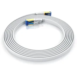 Primewire Flachbandpatchkabel CAT 8 Gigabit Ethernet LAN Kabel 40 Gbit/s - S/ftp PIMF Schirmung Netzwerkkabel - 7,5m