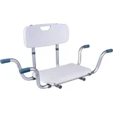 Antar Badewannensitz mit Rückenlehne verstellbar 78-83 cm weiß