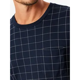 SCHIESSER Pyjama Fine Interlock Blau M (50)