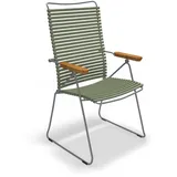 Houe CLICK Position Chair Gartenstuhl 58,5 x 58 x 106 cm olivgrün