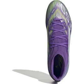 adidas F50 League Mid FG/MG Purple Rush / Cloud White / Lucid Lemon 48 2/3