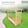 holz4home Pflanzkasten 128 x 103 x 44 cm Natur