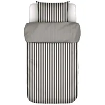 Marc O'Polo Classic Stripe Gestreift Grau 135 x 200 cm + 80 x 80 cm