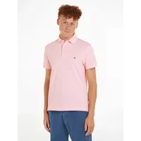 Tommy Hilfiger Poloshirt »1985 SLIM POLO«, Markenstickerei, aus Baumwoll-Piqué, Gr. XXL, Romantic Pink, , 48823122-XXL