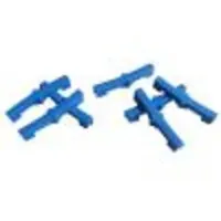 Verbindungsclips für Arbeitsplatzmatte - Yoga Spa Basic - blau - 40 Stück - miltex - Polypropylen