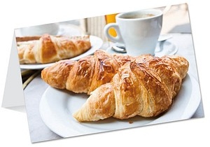 LUMA Grußkarte Croissant DIN B6