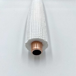 Isolierte Kupfer Kältemittelleitung 3/8" (9,52 mm) - Meterware