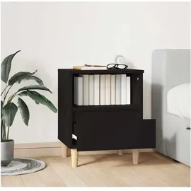 vidaXL Nachtschrank 40 x 35 x 50 cm Schwarz