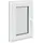 vidaXL Kellerfenster RISOR 50 x 75 cm grau