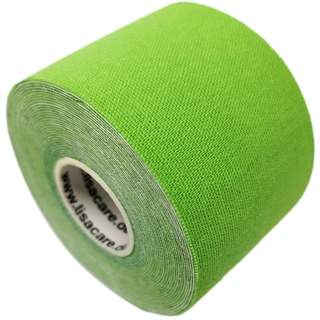 Nastro kinesiologico LisaCare - Verde 5cm x 5m 1 pz Bendaggio/i