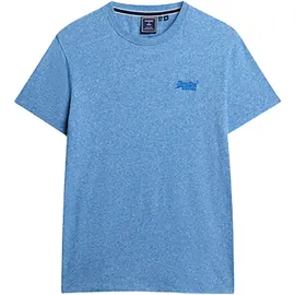 Superdry Vintage Logo Embroidered Kurzarm-T-Shirt Fresh Blue Grit M