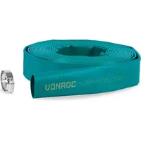 VONROC Flachschlauchset für Tauchpumpen - 10m x 38mm Universal