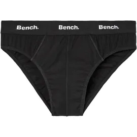 BENCH Slip unifarben schwarz S 4er Pack
