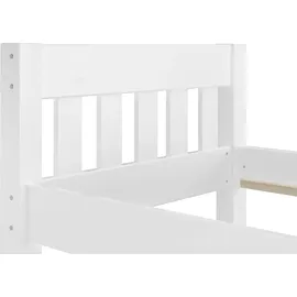 Erst-Holz Einzelbett V-60,38-09F 90 x 200 cm Kiefer massiv weiß