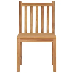 vidaXL Gartenstühle 8 Stk. Massivholz Teak